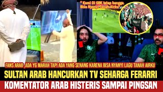 Beragam Reaksi Fans Arab Saudiusai Kalah 20 dari Indonesia  Kami bangga Nyanyi Lagu Tanah Airku❗ [upl. by Yesnel]