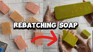 HOW TO REBATCH SOAP  COLD PROCESS SOAP [upl. by Giddings]