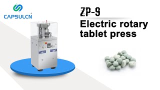 Electric rotary tablet press ZP9 simple [upl. by Inahpets]