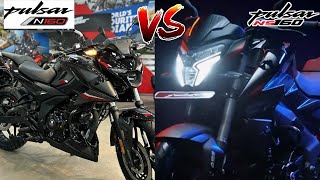 2024 Pulsar NS160 VS Pulsar N160🔥ComparisionN160 Vs NS160Price SpecsFeaturesNew Bajaj Pulsar [upl. by Yenobe]