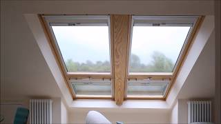 VELUX Cabrio Balcony Blackout Blinds in Loft Conversion [upl. by Aran]