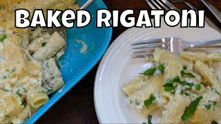 Baked Rigatoni with Chicken  The Frugal Chef [upl. by Oiuqise]