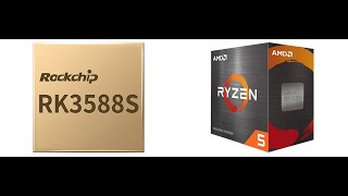 libx264 encoding benchmark  1080p60 medium  Rockchip RK3588S vs AMD Ryzen 5 5600X [upl. by Grae571]