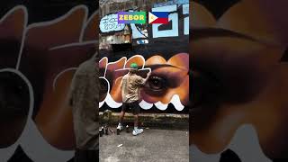 Whaaat😱Top Style from Philippine 🇵🇭 shorts graffiti graffitiartist spraypainting spray art [upl. by Sairu]