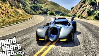 1989 Batmobile  GTA 5 PC MOD [upl. by Dittman]