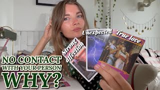 No Contact with Your Person  Why   Love Tarot Reading [upl. by Kohn]