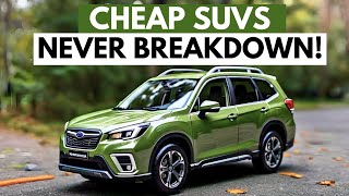 7 Cheap SUVs That Never Breakdown [upl. by Darren]