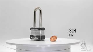 Master Lock 3 Laminated Steel General Security Padlock [upl. by Wadlinger]