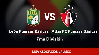 Liga Asociación  A24  J6  7ma Div  Atlas FC Fuerzas Básicas 1 vs 1 Club León Fuerzas Básicas [upl. by Othello]