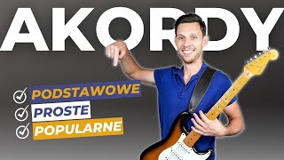 PROSTE Akordy gitarowe dla początkujących  LEKCJA 1 – To MUSISZ znać 7 Podstawowych chwytów [upl. by Ariom352]