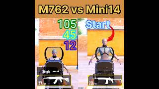 M762 vs Mini14 gun Damage shorts bgmi car next challenge comment now [upl. by Mackay]