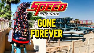 The Tragic Fall of Speed The Ride  The Best Roller Coaster in Las Vegas [upl. by Neerhtak]