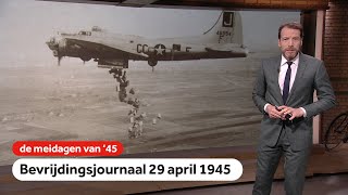 Voedseldroppingen boven WestNederland  Bevrijdingsjournaal  29 april 1945 [upl. by Galasyn]