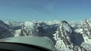 Lancair 235 Swiss Mountain Flying [upl. by Roberts]