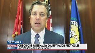 Maury County Mayor discusses COVID19 pandemic [upl. by Najed]