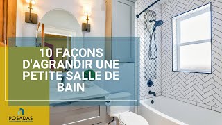 10 façons dagrandir une petite salle de bain [upl. by Weaver160]