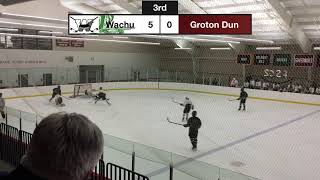 Wachusett Boys Varsity Hockey vs Groton Dunstable [upl. by Sylram]