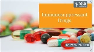 Immunosuppressants pharmacology [upl. by Hirsh]