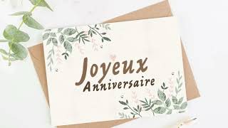 Messages danniversaire originaux pour un souhaiter un anniversaire [upl. by Arrait]