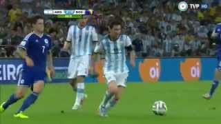 Gol de messi narracion argentina ARGENTINA 21 BOSNIA [upl. by Harmony]