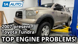 Top Common Engine Problems 2007Present Toyota Tundra Truck [upl. by Euginomod]