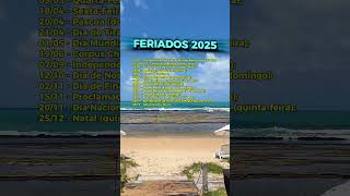 Feriados em 2025 [upl. by Archle611]