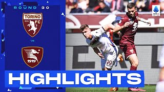 TorinoSalernitana 11  The spoils are share in Turin Goals amp Highlights  Serie A 202223 [upl. by Ecnaret]