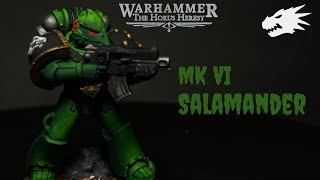 Painting a Mk VI Salamander from the Horus heresy [upl. by Llertnov]