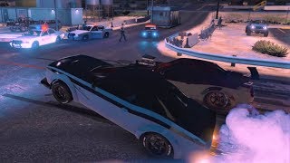 GTA5 CAR MEET amp DRAG RACING IN MY HELLFIRE [upl. by Inga392]