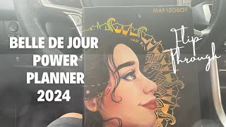 Belle De Jour Power Planner 2024 Flip Through [upl. by Gothart]