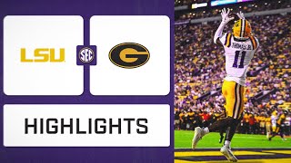 SEC Football LSU vs Grambling Highlights [upl. by Coney]