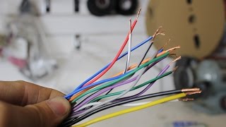 Wiring harness colours explained for a stereo The 12Volters [upl. by Eledoya]