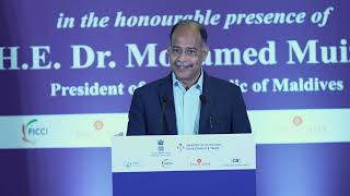 President attends the IndiaMaldives Business Forum in Bangalore India [upl. by Belloir]