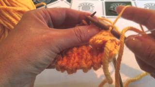 Comment faire une torsade à 12 mailles C12D  Cours de tricot [upl. by Htbazile]