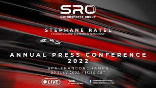 LIVE  2022 SRO Motorsports Annual Press Conference [upl. by Sanders]