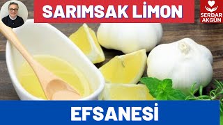 Sarımsak Limon Kürü İşe yarıyor mu Tek araştırma Damar Tıkanıklığı Serdar Akgün Sağlık [upl. by Toffey]