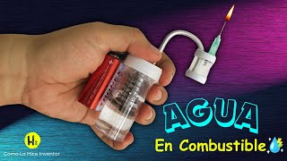 Cómo Hacer Un Mini Generador de HIDRÓGENO Casero⚡ Convierte AGUA en Combustible😲 [upl. by Eetnahc]