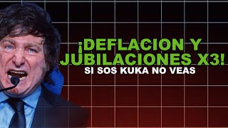 Palabra de Milei se Cumple Deflación Aumento de Jubilaciones y Viaje a China [upl. by Venditti]