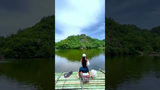 super girl fishing fishingvideo fishing cauca carpfishing bassfishing fish lake [upl. by Alake]