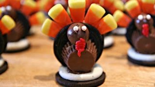 Thanksgiving desserts ideas easy  Oreo turkeys Treats [upl. by Hannala76]