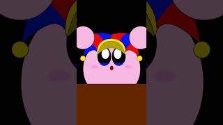 Kirby become pomniThe Amazing Digital Circus animation kirby memes shorts cute [upl. by Arzed]