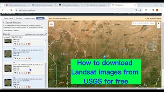 How to download Landsat images from USGS for free [upl. by Trawets]