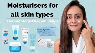 Best moisturisers for dry oily  sensitive acne prone skin Dermatologist recommends [upl. by Zebedee]