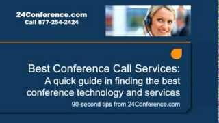 Best Conference Call Company and Service  24Conferencecom [upl. by Madelena]