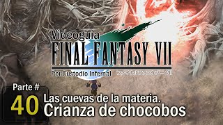 Guía Final Fantasy VII  Parte 40 Las cuevas de la materia Crianza de chocobos CHOCOBO DORADO [upl. by Aniloj625]