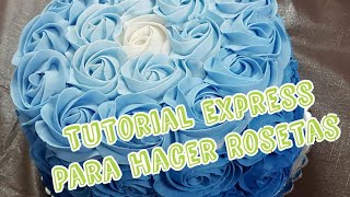 ¿Como hacer rosetas 👩‍🍳 Mini Tutorial Express CON LUDDYS [upl. by Esinev489]