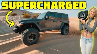 SUPERCHARGING a Jeep Wrangler JLU Rubicon [upl. by Celestia]