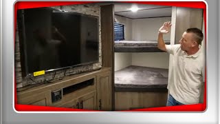 2020 RV Camper Forest River bunkhouse travel trailer Avenger 27DBS [upl. by Onra]