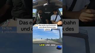 Die erste Autobahnfahrt fahrprüfung fahrschule fahrschulelernen viralvideo shorts heilbronn [upl. by Eintroc]