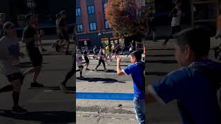 Nyc marathon 2024 brooklyn myrtle ave [upl. by Pulling381]